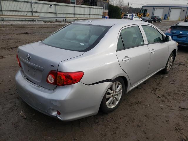 1NXBU4EE4AZ238545 - 2010 TOYOTA COROLLA S SILVER photo 3