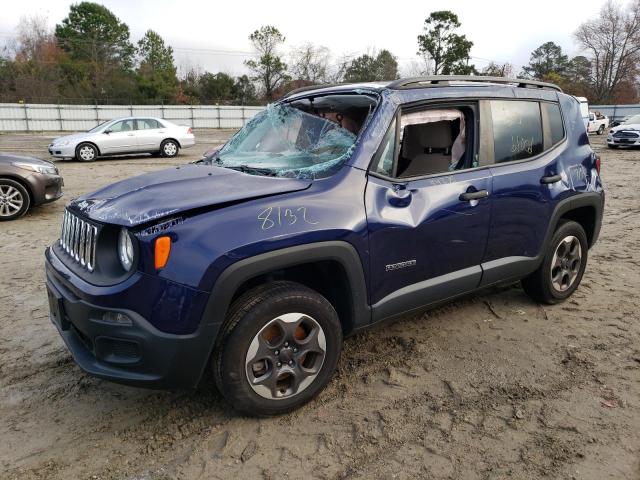 ZACCJBAB5JPH51922 - 2018 JEEP RENEGADE S BLUE photo 1