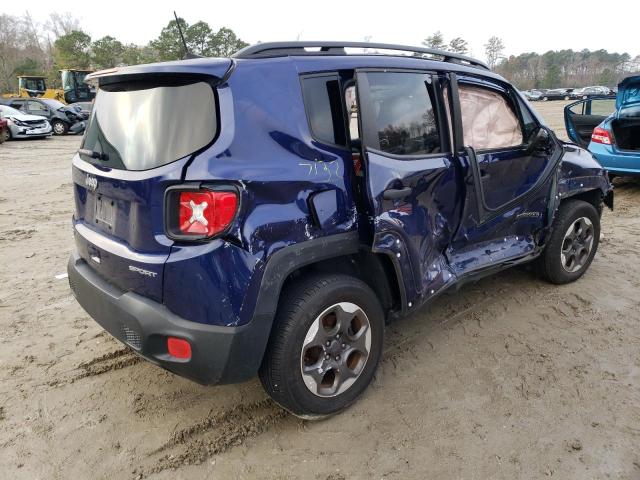 ZACCJBAB5JPH51922 - 2018 JEEP RENEGADE S BLUE photo 3