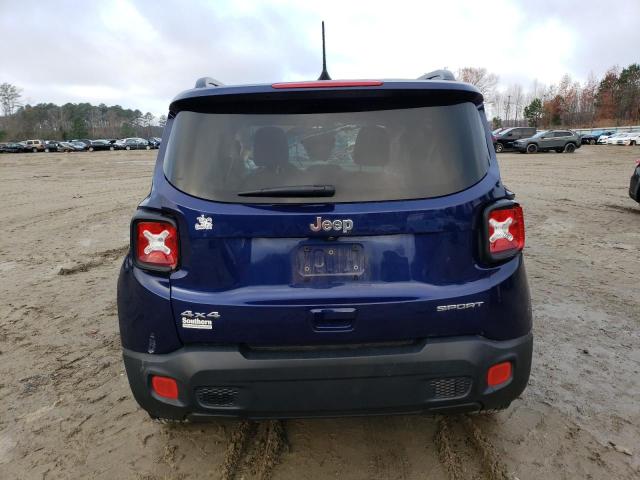 ZACCJBAB5JPH51922 - 2018 JEEP RENEGADE S BLUE photo 6