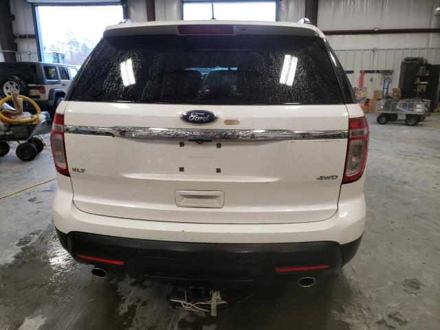 1FM5K8D8XEGA42331 - 2014 FORD EXPLORER X WHITE photo 6