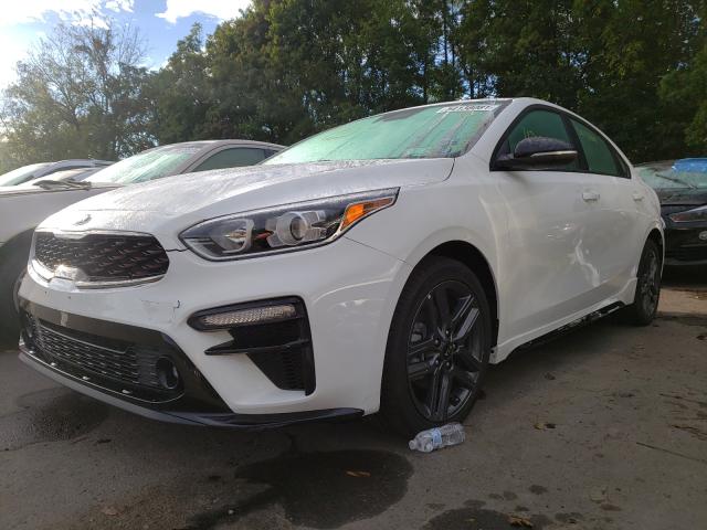 3KPF34AD0LE246696 - 2020 KIA FORTE GT L WHITE photo 2