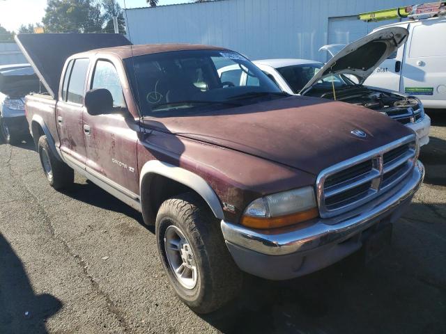 1B7GG2AN8YS793886 - 2000 DODGE DAKOTA QUA BROWN photo 4