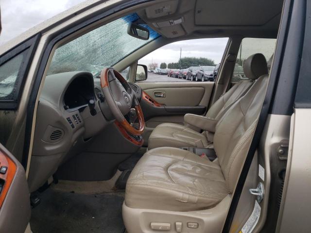 JTJHF10U020256245 - 2002 LEXUS RX 300 TAN photo 7