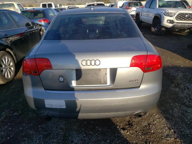 WAUAF68E55A418591 - 2005 AUDI A4 GRAY photo 6