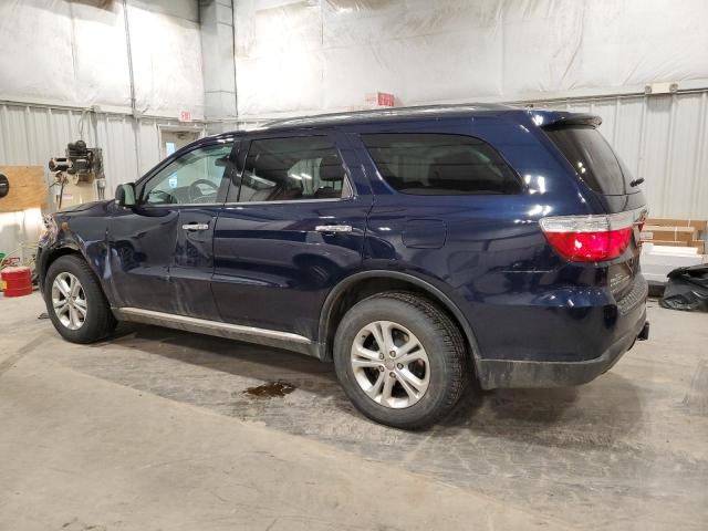 1C4RDJDG1DC583045 - 2013 DODGE DURANGO CR BLUE photo 2