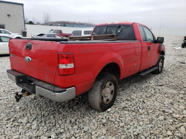 1FTVF14537NA33913 - 2007 FORD F150 RED photo 3