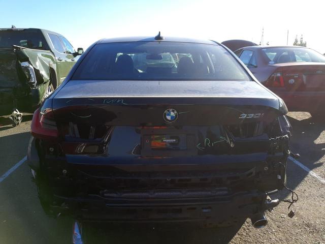 3MW5R1J0XN8C75403 - 2022 BMW 330I BLACK photo 6