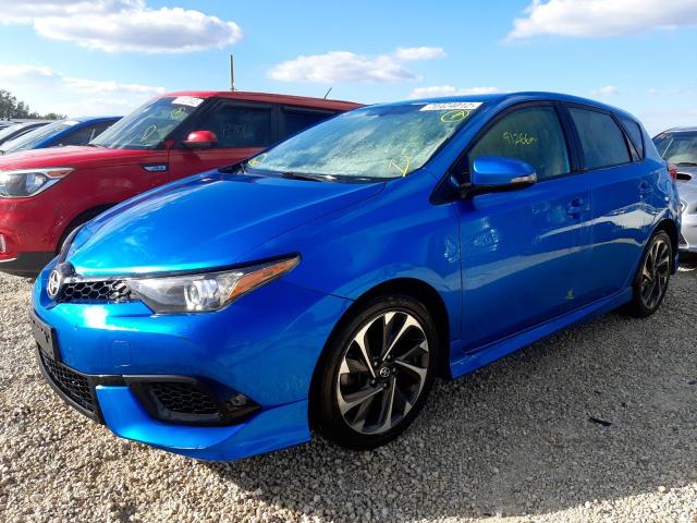 JTNKARJE2GJ513156 - 2016 TOYOTA SCION IM BLUE photo 1