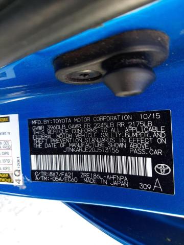 JTNKARJE2GJ513156 - 2016 TOYOTA SCION IM BLUE photo 13