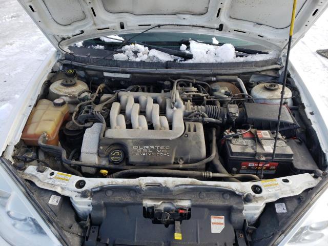 1ZWFT61L915605418 - 2001 MERCURY COUGAR V6 WHITE photo 11