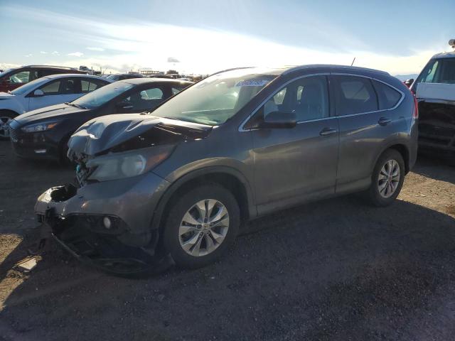 2HKRM4H72DH648274 - 2013 HONDA CR-V EXL GRAY photo 1