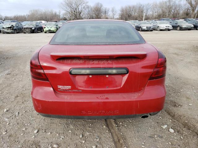 2G2WP552171219291 - 2007 PONTIAC GRAND PRIX წითელი ფოტო 6