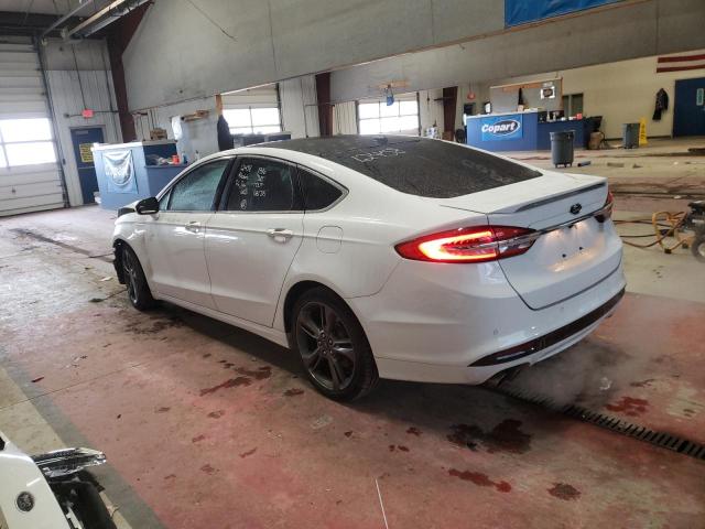 3FA6P0VP0HR208876 - 2017 FORD FUSION SPO WHITE photo 2