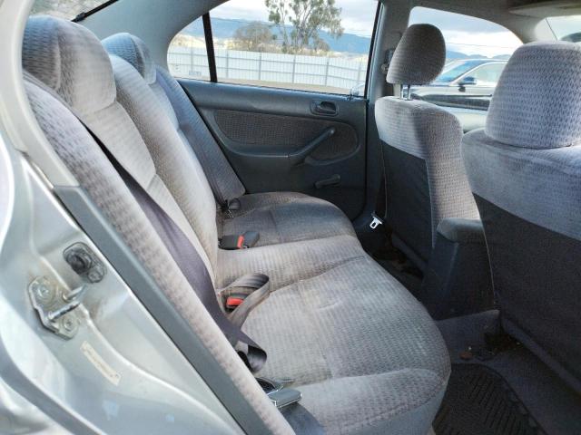 2HGEJ6615YH546534 - 2000 HONDA CIVIC BASE SILVER photo 10