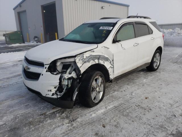 2GNFLGE39E6306827 - 2014 CHEVROLET EQUINOX 4D WHITE photo 1