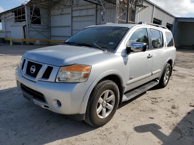 5N1AA08D88N627838 - 2008 NISSAN ARMADA SE SILVER photo 1