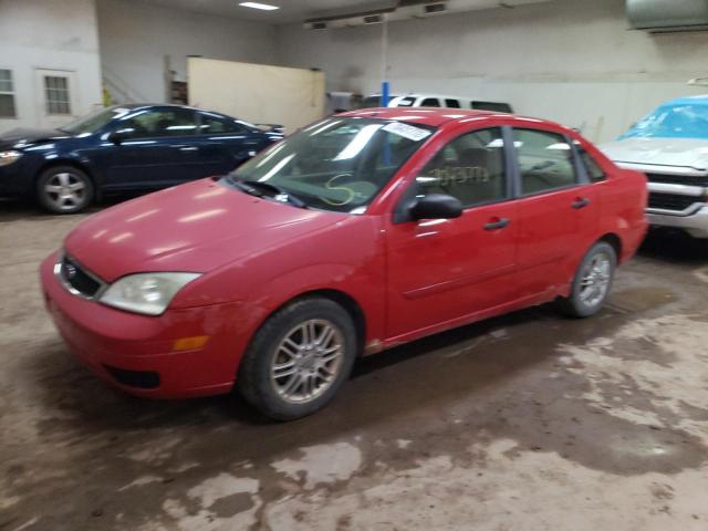 1FAFP34N57W270660 - 2007 FORD FOCUS ZX4 RED photo 1