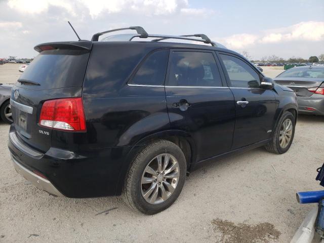 5XYKWDA21CG191635 - 2012 KIA SORENTO SX BLACK photo 3