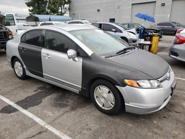 JHMFA36276S025801 - 2006 HONDA CIVIC HYBR SILVER photo 4