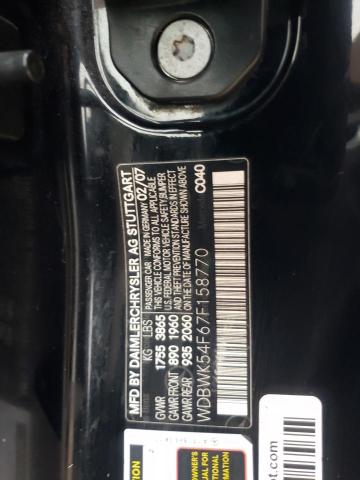 WDBWK54F67F158770 - 2007 MERCEDES-BENZ SLK 280 BLACK photo 12