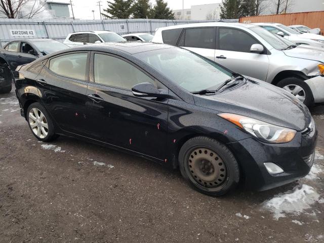 5NPDH4AE0DH356257 - 2013 HYUNDAI ELANTRA L BLACK photo 4