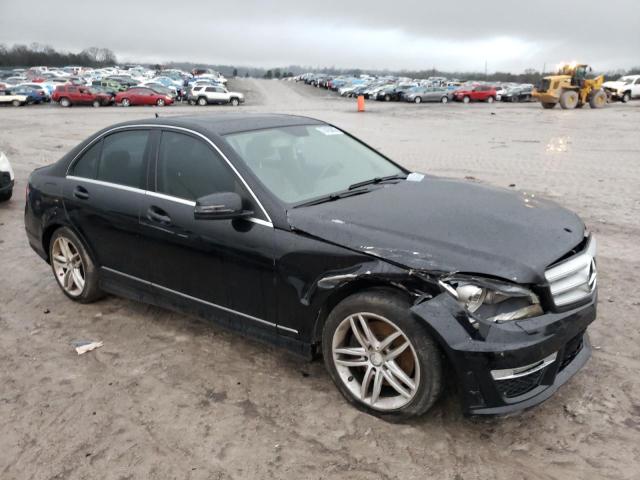 WDDGF8AB0ER308449 - 2014 MERCEDES-BENZ C 300 4MAT BLACK photo 4