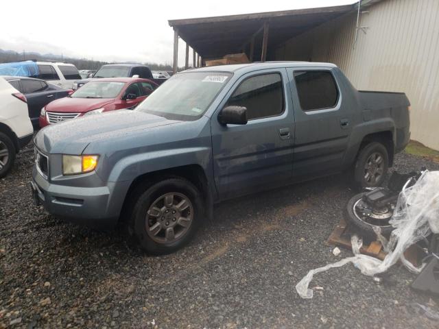 2HJYK16377H538085 - 2007 HONDA RIDGELINE BLUE photo 1