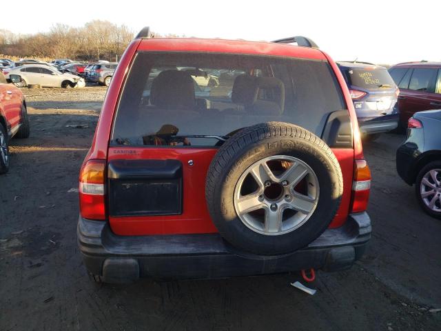 2CNBJ134X46914727 - 2004 CHEVROLET TRACKER RED photo 6