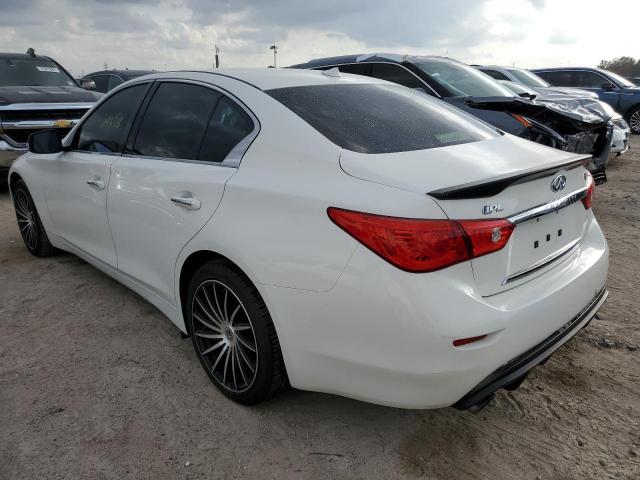 JN1EV7AP6HM733608 - 2017 INFINITI Q50 PREMIU WHITE photo 2