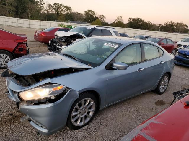 1C3CDFCH0DD306351 - 2013 DODGE DART LIMIT BLUE photo 1