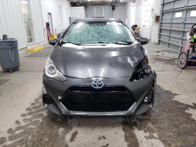 JTDKDTB37F1100296 - 2015 TOYOTA PRIUS C GRAY photo 5