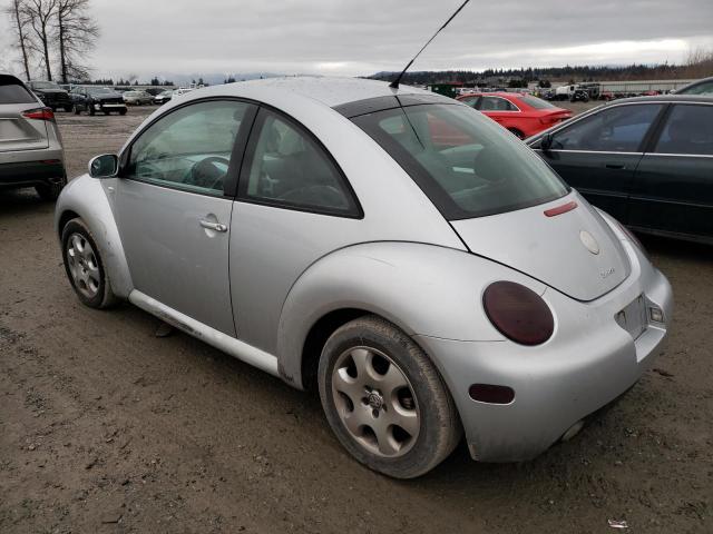 3VWDD21C22M454886 - 2002 VOLKSWAGEN NEW BEETLE SILVER photo 2