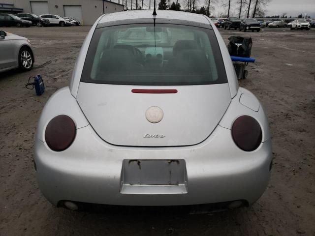 3VWDD21C22M454886 - 2002 VOLKSWAGEN NEW BEETLE SILVER photo 6