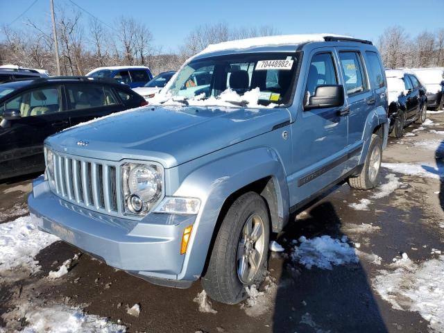 1C4PJMAKXCW178633 - 2012 JEEP LIBERTY SP SILVER photo 1