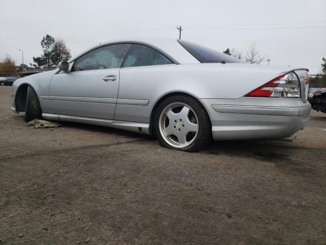 WDBPJ73J81A012254 - 2001 MERCEDES-BENZ CL 55 AMG SILVER photo 2