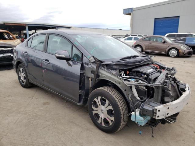 19XFB4F27DE201573 - 2013 HONDA CIVIC HYBR GRAY photo 4