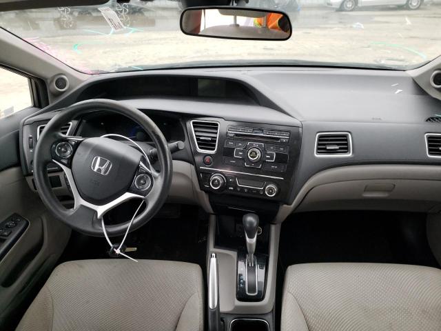 19XFB4F27DE201573 - 2013 HONDA CIVIC HYBR GRAY photo 8