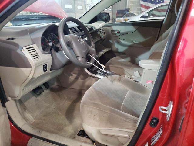 JTDBL40E39J016171 - 2009 TOYOTA COROLLA BA BURGUNDY photo 7