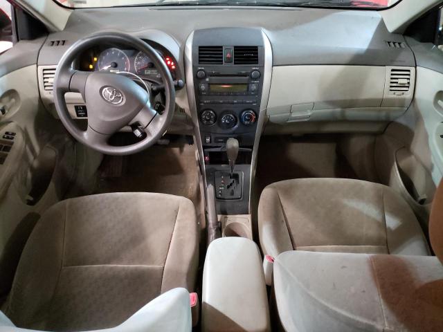 JTDBL40E39J016171 - 2009 TOYOTA COROLLA BA BURGUNDY photo 8