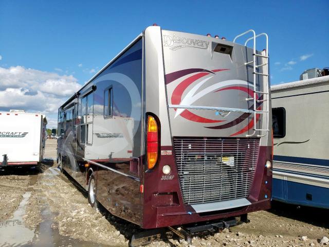 4UZACJDTX8CZ92756 - 2008 FREIGHTLINER CHASSIS X BURGUNDY photo 3