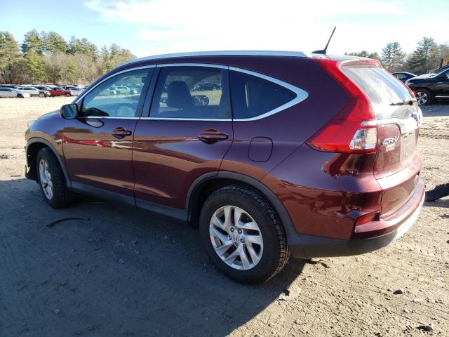 5J6RM4H76GL048495 - 2016 HONDA CR-V EXL MAROON photo 2