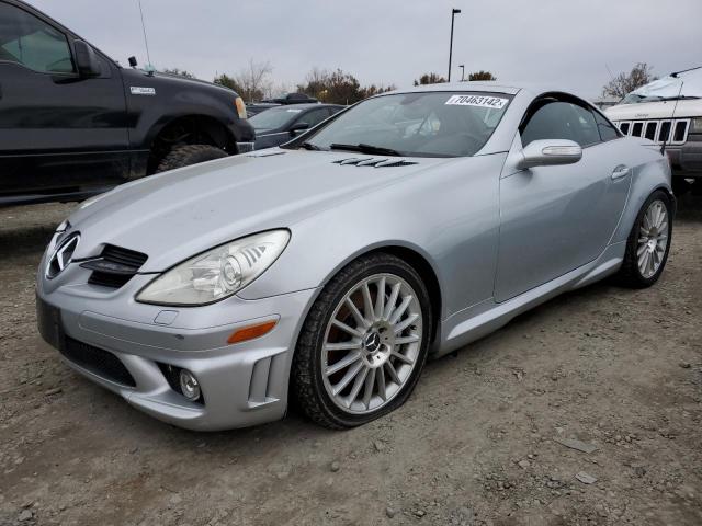 WDBWK73F06F106465 - 2006 MERCEDES-BENZ SLK 55 AMG SILVER photo 1