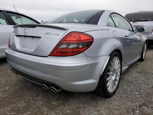 WDBWK73F06F106465 - 2006 MERCEDES-BENZ SLK 55 AMG SILVER photo 3