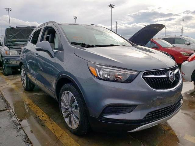 KL4CJASB8KB732117 - 2019 BUICK ENCORE PRE Сұр фото 1