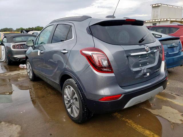 KL4CJASB8KB732117 - 2019 BUICK ENCORE PRE Сұр фото 3