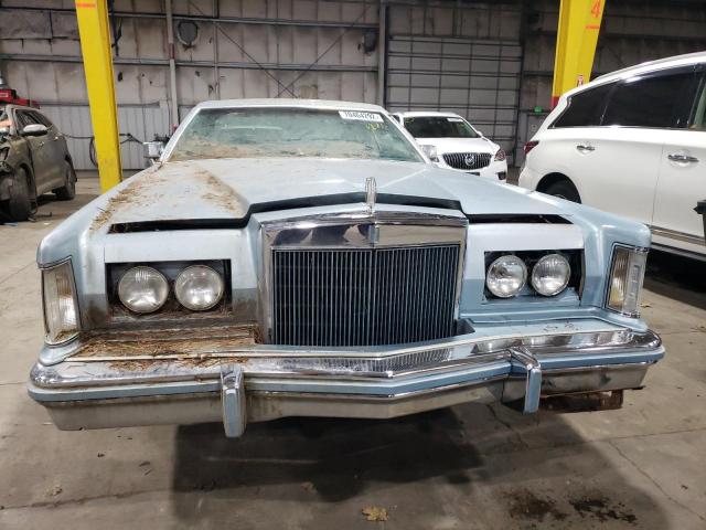 8Y89A860451 - 1978 LINCOLN MARK V BLUE photo 5