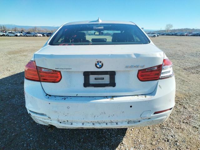 WBA3D3C51EK156695 - 2014 BMW 328 D WHITE photo 6