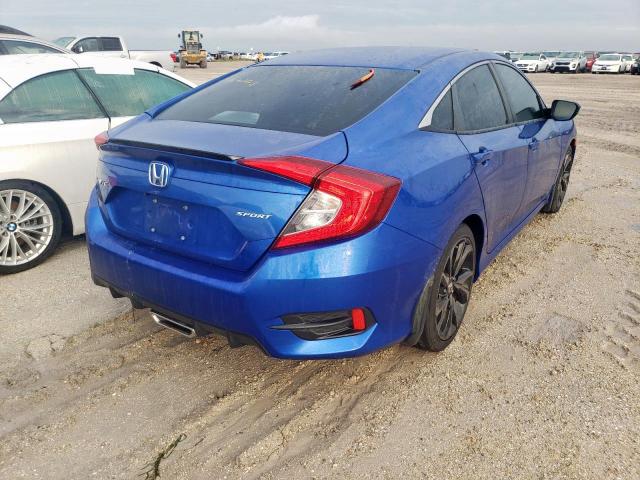 19XFC2F89KE045166 - 2019 HONDA CIVIC SPOR BLUE photo 4
