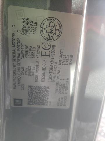 1GCHTBEAXM1228398 - 2021 CHEVROLET COLORADO GRAY photo 10